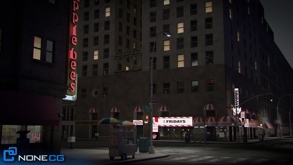3d model new york broadway 7th - NYC Broadway - 7th Avenue Set 2... by NONECG